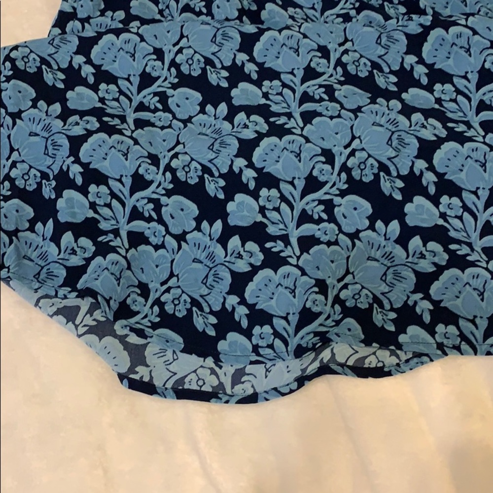 CAbi Women’s Blue Floral  Shift Dress Size Small - Picture 14 of 16